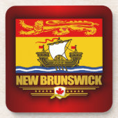 New Brunswick Flag Bier Onderzetter (Voorkant)