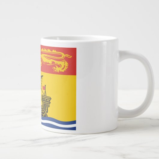 New Brunswick Flag Grote Koffiekop (Rechts)