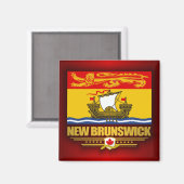 New Brunswick Flag Magneet (Voorkant / Achterkant)