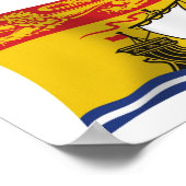 New Brunswick Flag Poster Print (Hoek)