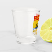New Brunswick Flag Shot Glas (Links)