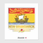 New Brunswick Flag Sticker (Vel)