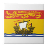 New Brunswick Flag Tegeltje (Voorkant)