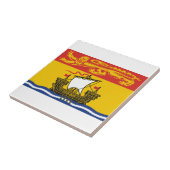 New Brunswick Flag Tegeltje (Zijkant)