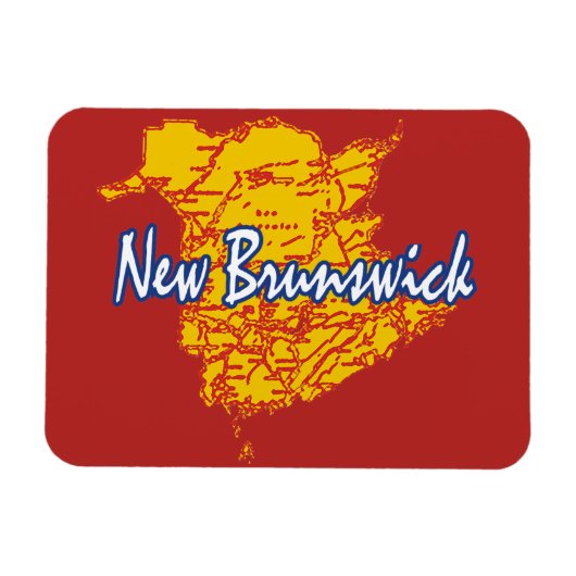 New Brunswick Magneet (Horizontaal)