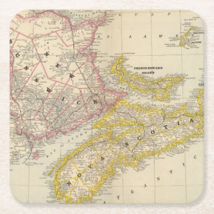 New Brunswick, Nova Scotia Kartonnen Onderzetters