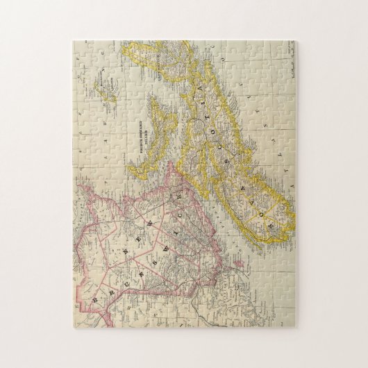 New Brunswick, Nova Scotia Legpuzzel (Verticaal)