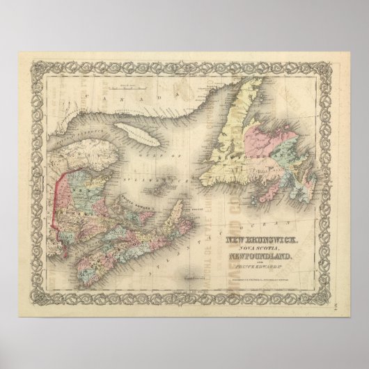 New Brunswick, Nova Scotia, Newfoundland 2 Poster (Voorkant)