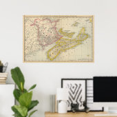 New Brunswick Nova Scotia Poster (Thuiskantoor)