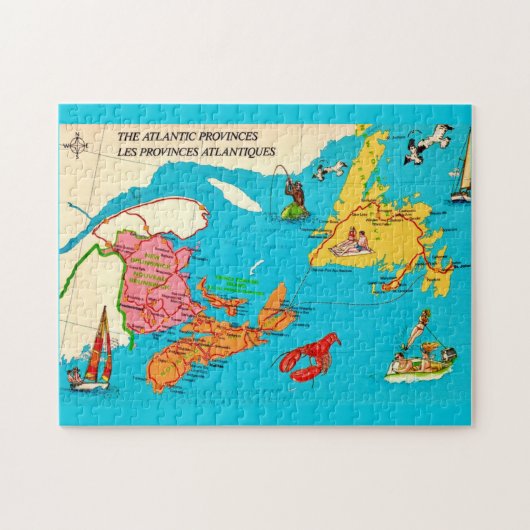 New Brunswick Nova Scotia Puzzel (Horizontaal)