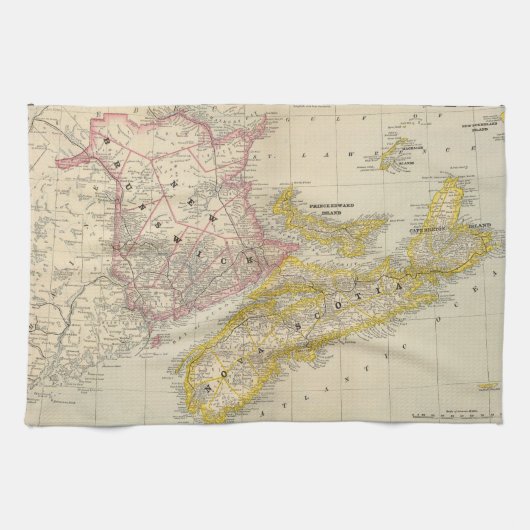New Brunswick, Nova Scotia Theedoek (Horizontaal)