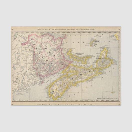 New Brunswick, Nova Scotia Tissuepapier (Voorkant)