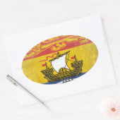 New Brunswick Ovale Sticker (Envelop)