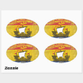 New Brunswick Ovale Sticker (Vel)