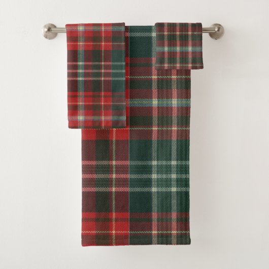 New Brunswick Provinciaal Tartan Bad Handdoek (Insitu)