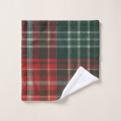 New Brunswick Provinciaal Tartan Bad Handdoek (Wasdoekje)