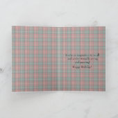 New Brunswick Provincial Tartan Humorous Birthday Kaart (Binnen)