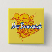 New Brunswick Vierkante Button 5,1 Cm (Voorkant)