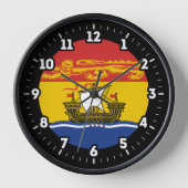 New Brunswick Vlag Grafisch Dial (Voorkant)