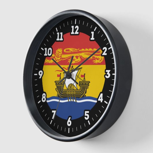 New Brunswick Vlag Grafisch Dial (Hoek)