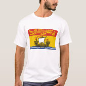 New Brunswick Vlag Grafisch T-shirt (Voorkant)