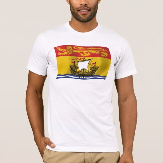 New Brunswick Vlag T-shirt (Voorkant)
