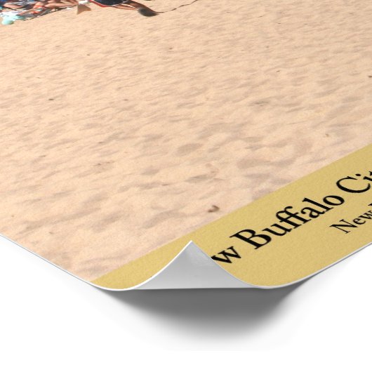 New Buffalo City Beach - Michigan Poster (Hoek)