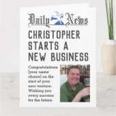 New Business - Starting New Business Card Kaart (Voorkant)