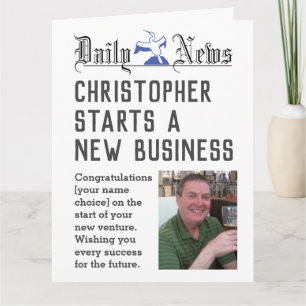 New Business - Starting New Business Card Kaart