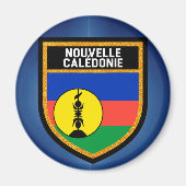 New Caledonia Flag Magneet (Voorkant)