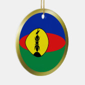New Caledonia Flag Ornament (Rechts)