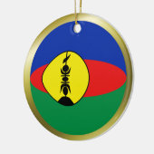 New Caledonia Flag Ornament (Links)