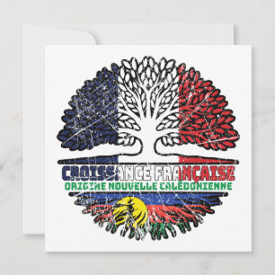 New Caledonia Nieuw-Caledonisch Frankrijk Boom Kaart