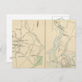 New Canaan, Rowayton Briefkaart (Voorkant / Achterkant)