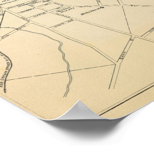 New Canaan, Rowayton Poster (Hoek)