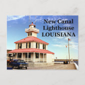 New Canal Lighthouse, Louisiana Briefkaart (Voorkant)