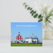 New Canal Lighthouse New Orleans LA USA Postcard Briefkaart (Staand voorkant)
