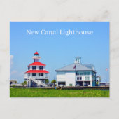 New Canal Lighthouse New Orleans LA USA Postcard Briefkaart (Voorkant)
