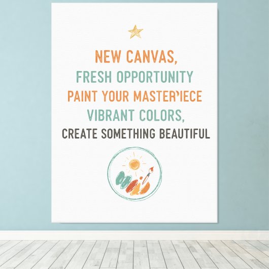 New Canvas Sunrise (Insitu (Houten vloer))