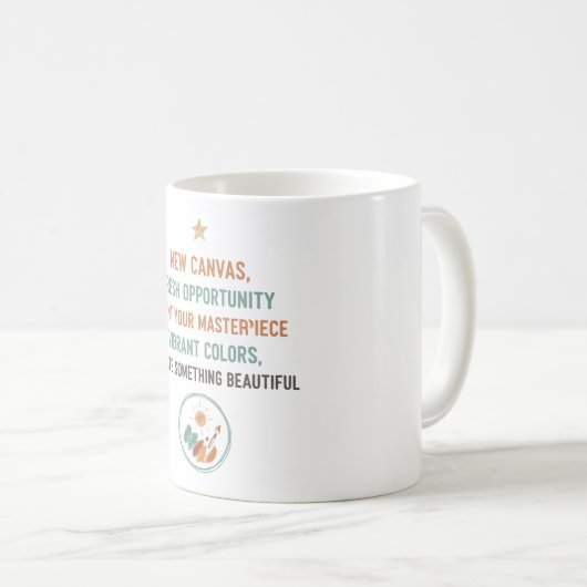 New Canvas Sunrise Koffiemok (Voorkant rechts)