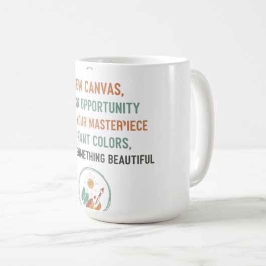 New Canvas Sunrise Koffiemok (Voorkant rechts)