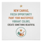 New Canvas Sunrise Perfect Poster (Voorkant)