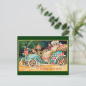 New Car Happy Birthday Fine  Briefkaart (Staand voorkant)