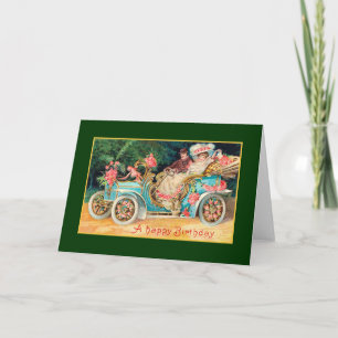 New Car Happy Birthday Fine Kaart