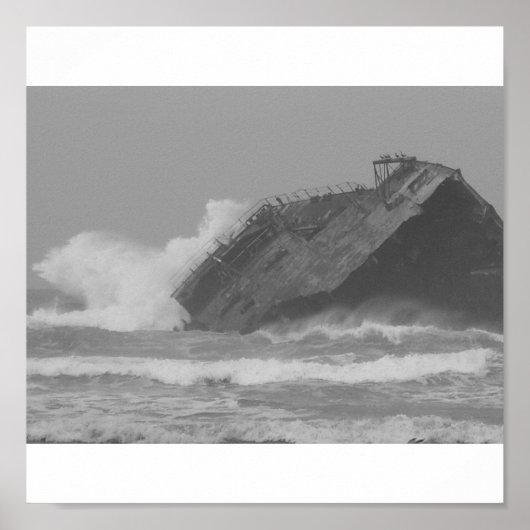 New Carissa Shipwreck Poster (Voorkant)