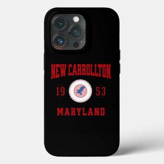 New Carrollton Maryland College Universiteit Stijl Case-Mate iPhone Case (Achterkant)