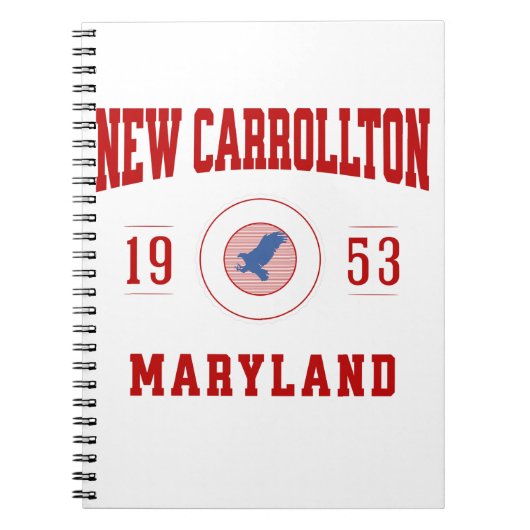 New Carrollton Maryland College University Style Notitieboek (Voorkant)