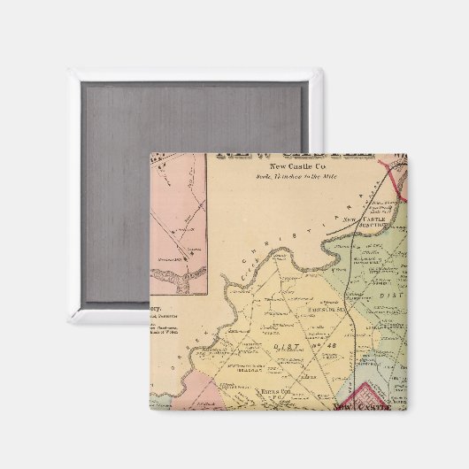 New Castle Hundred Magneet (Voorkant / Achterkant)