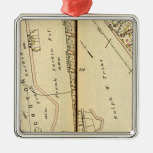 New Castle, New York 2 Metalen Ornament