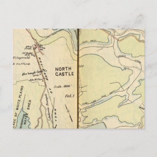 New Castle, New York 3 Briefkaart (Voorkant)